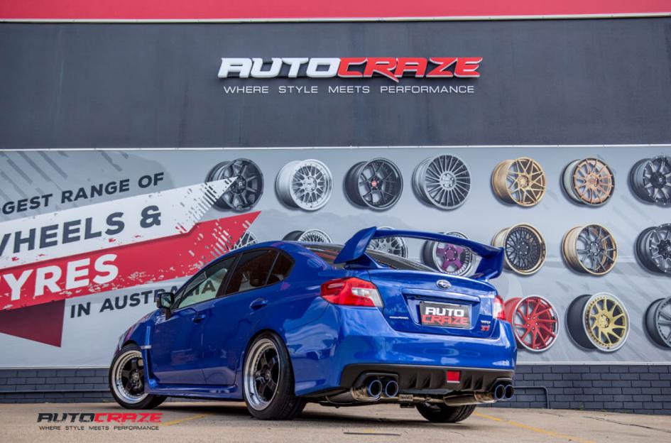 SUBARU WRX RS1 BLACK MACHINED LIP